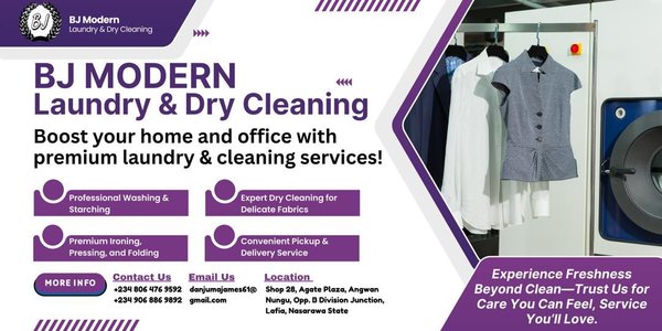 BJ modern laundry services